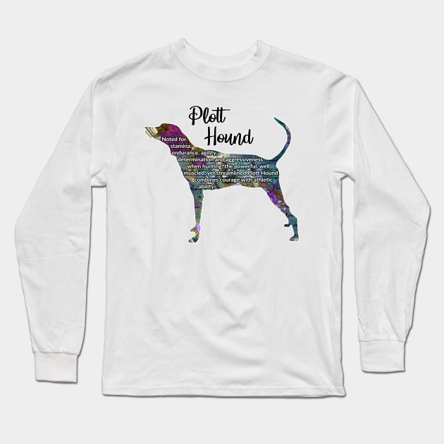 Plott Hound Long Sleeve T-Shirt by ApolloOfTheStars